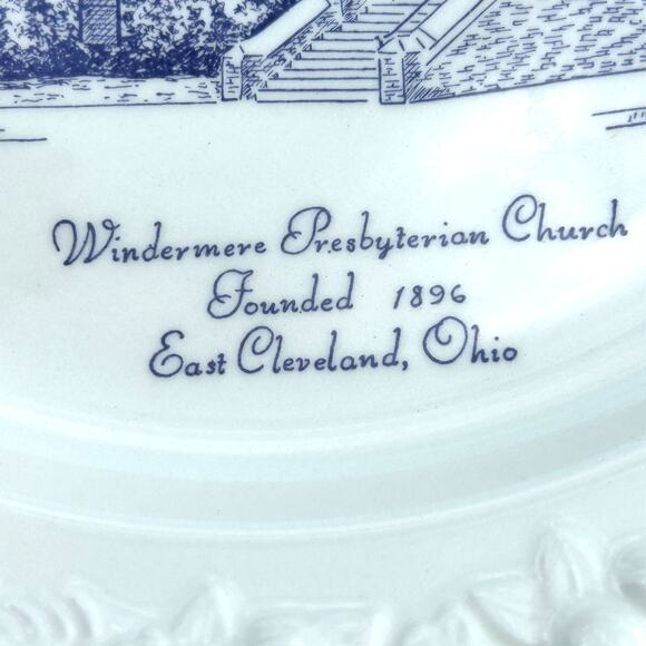 Vintage Windermere Presbyterian Church East Cleveland Ohio Church Plate - Picture 4 of 6